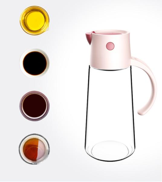 Großhandel B2B Automatik Öffnung Glas Ölglas Ölflasche Sojasauce Essig Gewürzflasche